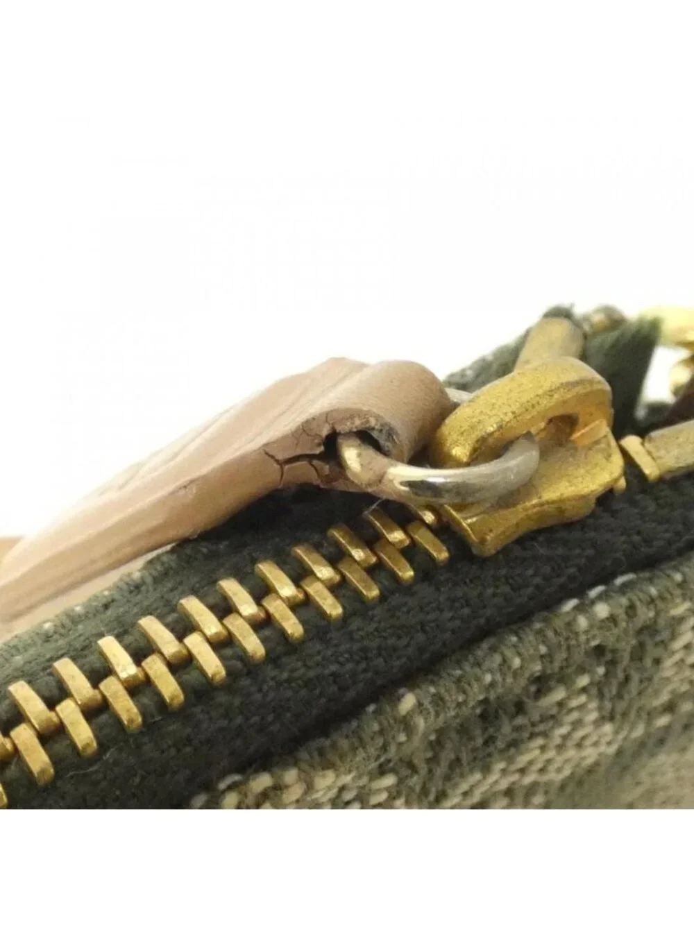 Dior Vintage Bag Canvas Green - Picture 7 of 10